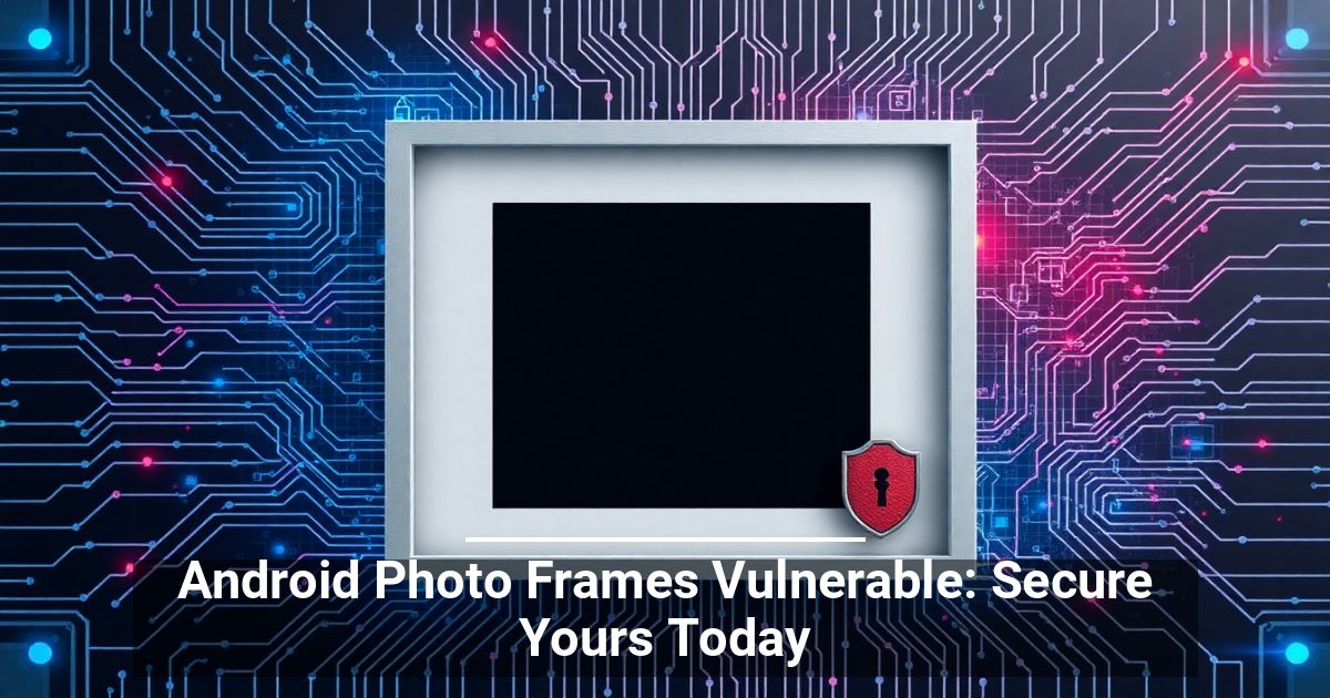Android Photo Frames Vulnerable: Secure Yours Today