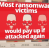 Most ransomware victims would pay up if attacked again