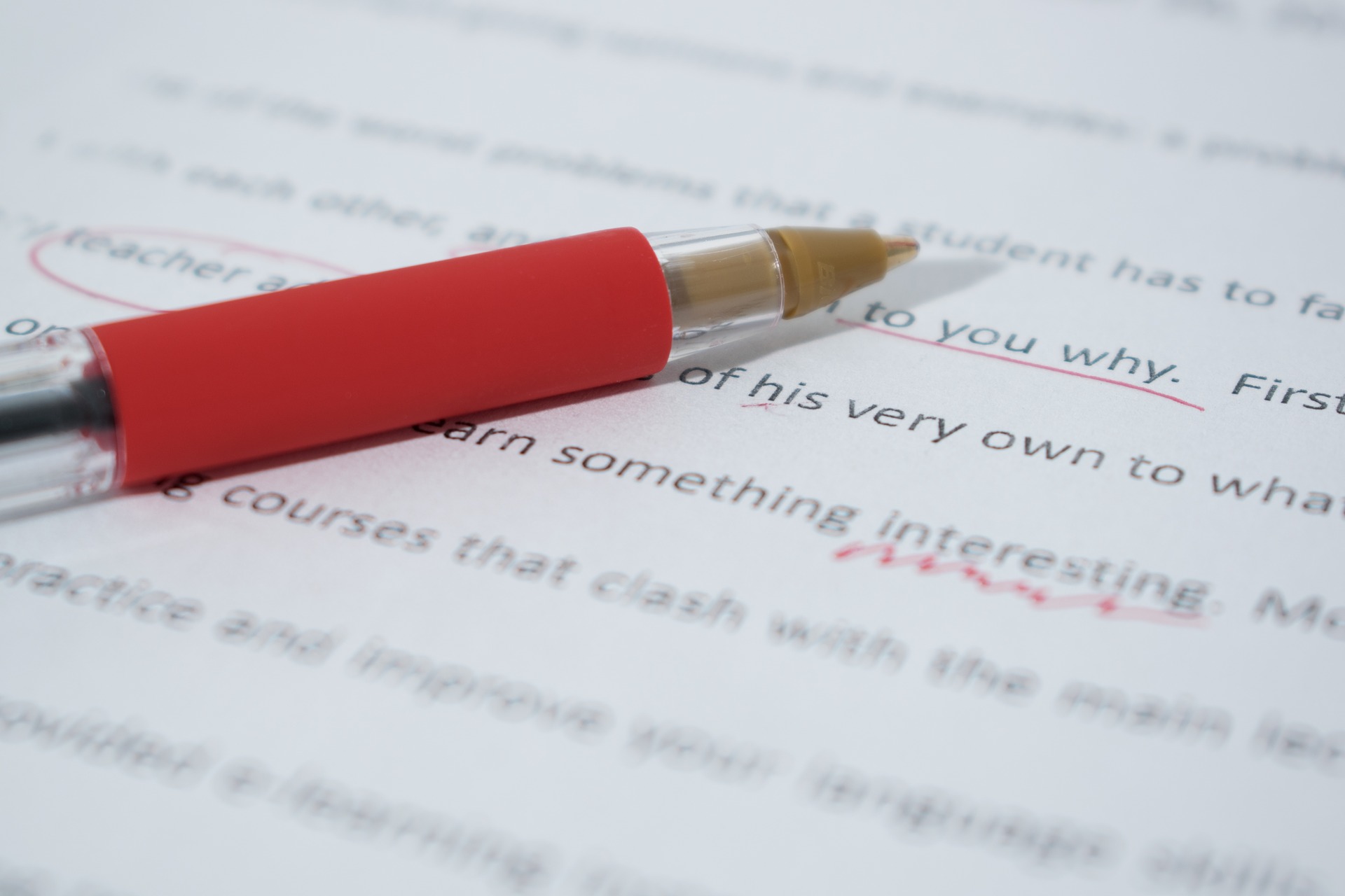 It’s hard to proofread your own work